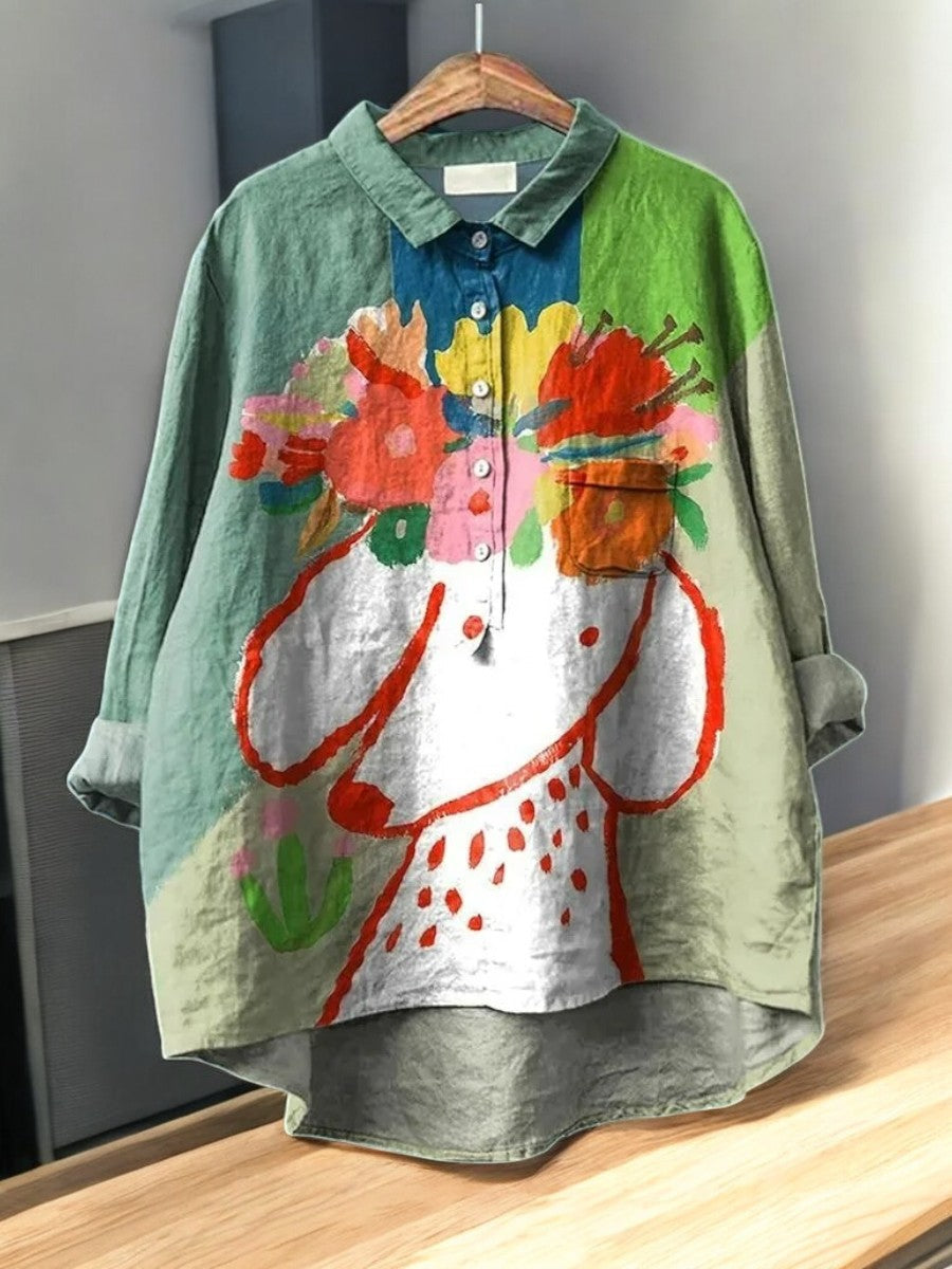 Sereno™ | Moderiktig Vintage Blus