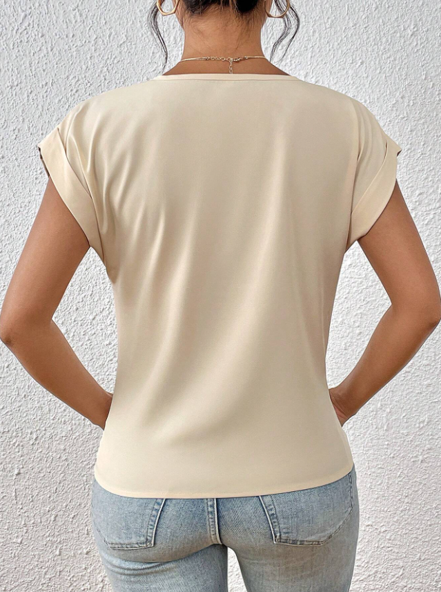 Nordella | Casual T-shirt med V-hals